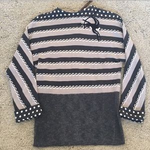 💯🆕 ✨ANTHROPOLOGIE✨ Lia Molly Gray Sweater size S